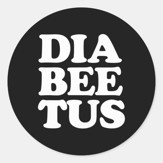 Adesivo Diabetes Sensibilização Diabético (Frente)