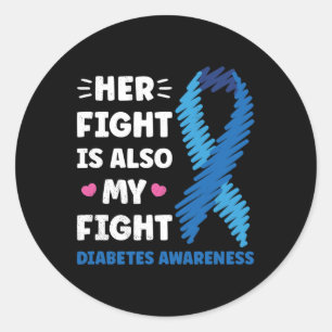 Adesivo Diabetes Sua Luta É A Minha Consciência De Luta
