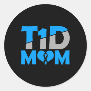 Adesivo Diabetes Tipo 1 - Diabetes T1D Mãe