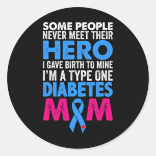 Adesivo Diabetes Tipo 1 Mãe Mãe Mãe T1D Sensibilização Dia