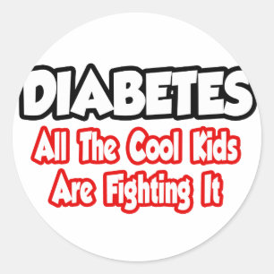 Adesivo Diabetes... Todas As Crianças Legal Estão Lutand