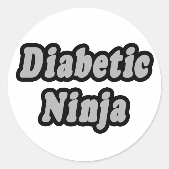 Adesivo Diabético Ninja (Frente)
