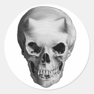 Adesivo Diabo mau do Dia das Bruxas do gótico Horned do