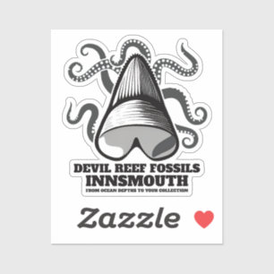 Adesivo Diabo Reef Tubarão Dente Comerciante Innsmouth