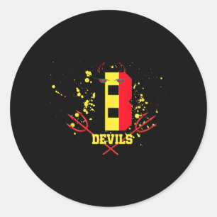 Adesivo Diabos da Bélgica Futebol Esporte
