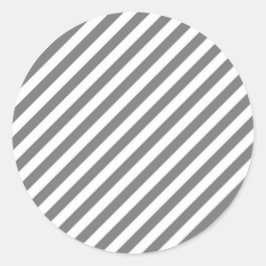 Adesivo Diagonal gray and white stripes pattern