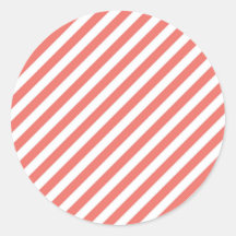 Diagonal pattern of pink and white stripes