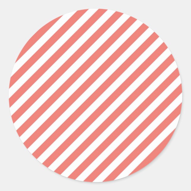 Adesivo Diagonal pattern of pink and white stripes (Frente)
