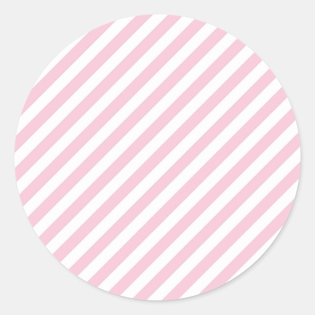 Adesivo Diagonal white and pink stripes pattern (Frente)