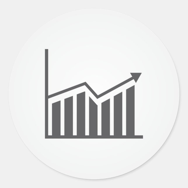 Adesivo diagrama-ícone-símbolo de negócio-gráfico (Frente)