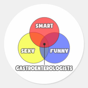 Adesivo Diagrama Venn... Gastroenterologistas
