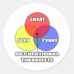 Adesivo Diagrama Venn... Terapêuticos Ocupacionais