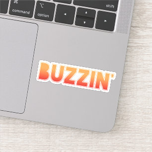 Adesivo Dialecto do calão de BUZZIN Manchester