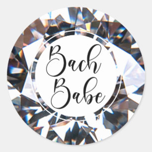 Adesivo Diamante de Script BACH BACH de festa de solteira