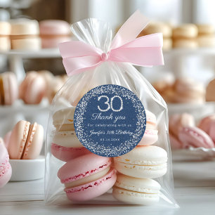 Adesivo Diamantes e aniversário de 30 anos de Denim Obriga