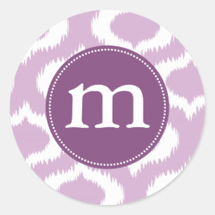 Adesivo Diamantes modernos de Ikat da lavanda