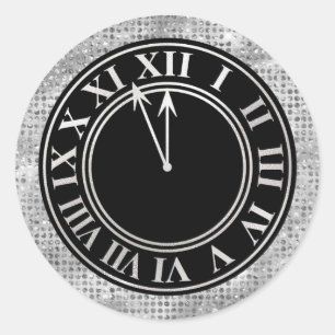 Adesivo Diamantes prateados glamourosos de Ano Novo