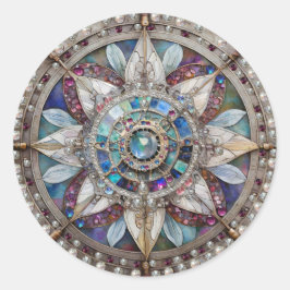 Adesivo Diamantes rosa e azuis de apphires