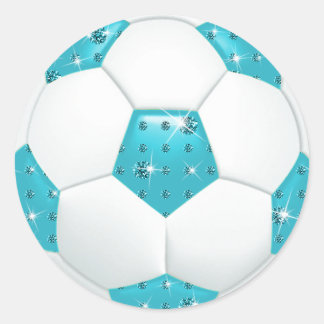 Adesivo Diamond Gemstones Aqua Soccer Ball
