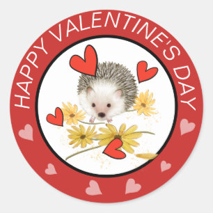 Adesivo Dias de os namorados do Hedgehog