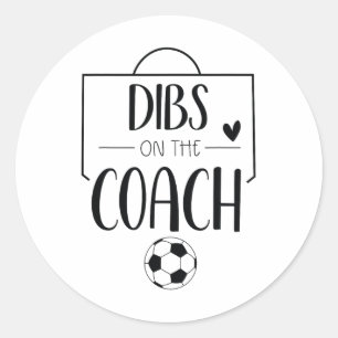 Adesivo Dibs Engraçados No Treinador De Futebol Ll Esposa