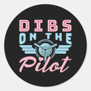 Adesivo Dibs no Piloto Pilots Wife Namorada
