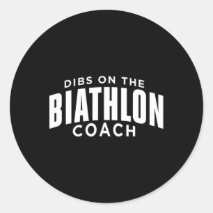 Adesivo Dibs No Treinador De Biatlo Engraçado Biathlon Coa