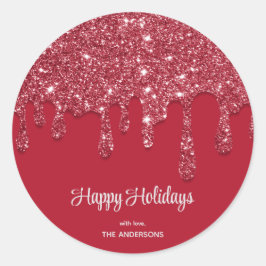 Adesivo Dica de Brilho Vermelho Personalizada