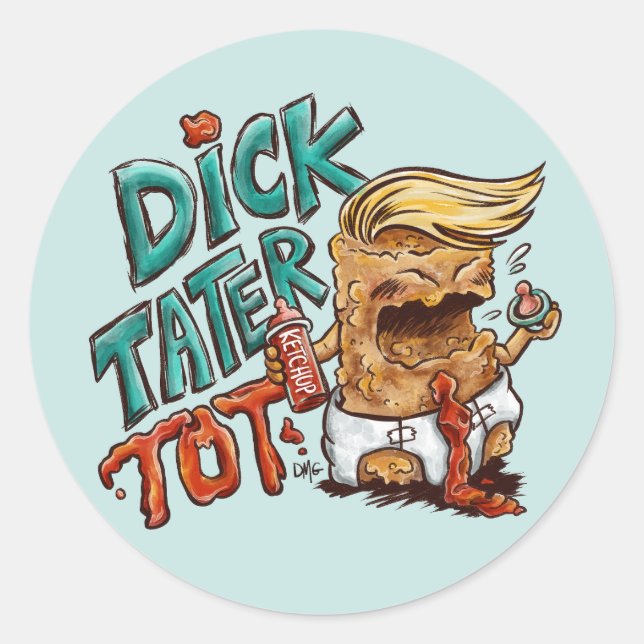 Adesivo Dick-Tater-Tot (Frente)