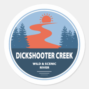 Adesivo Dickshooter Creek Wild e Scenic River Idaho