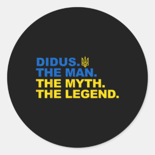Adesivo Didus Orgulhoso Avô Ucraniano Dia dos Pais Trident