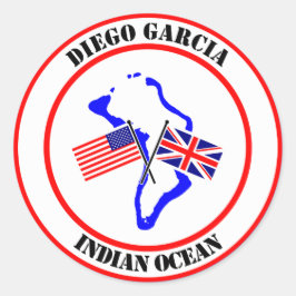 Adesivo Diego Garcia Oceano Índico