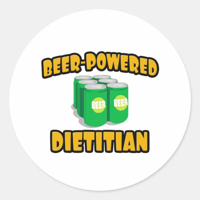 Adesivo Dietitiano Movido A Cerveja (Frente)