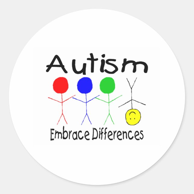 Adesivo Diferenças de Embrace (Pessoas) (Frente)