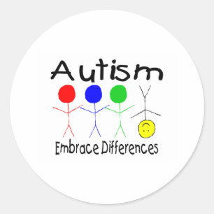 Adesivo Diferenças do abraço (pessoas)