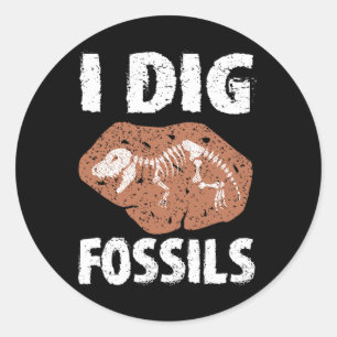 Adesivo Dig Fossils Paleontology Costume Geology Paleont