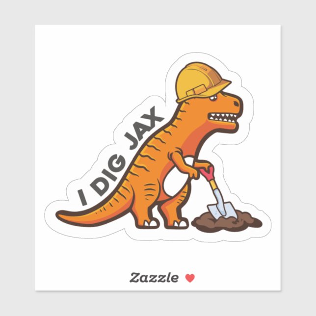 Adesivo Dig Jax Dino Sticker (Folha)