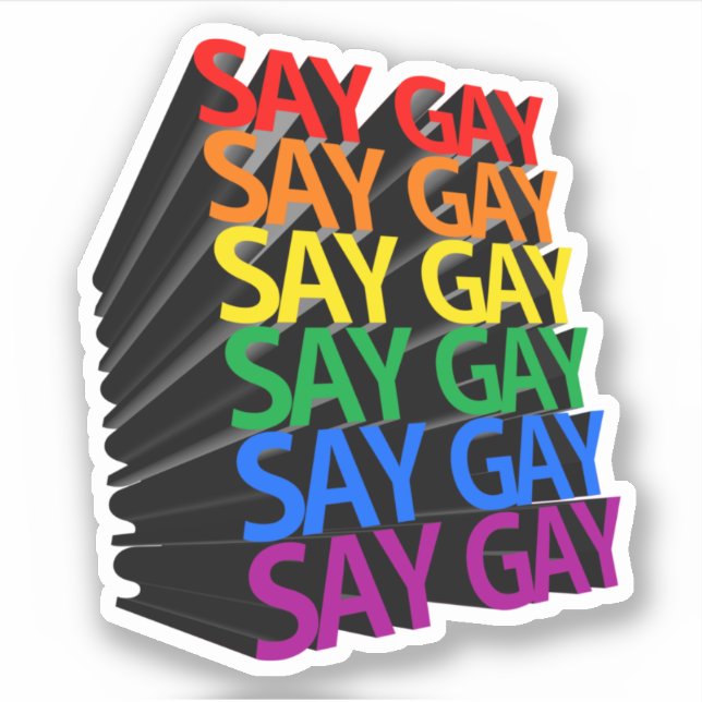 ADESIVO DIGA GAY E REPITA (Frente)