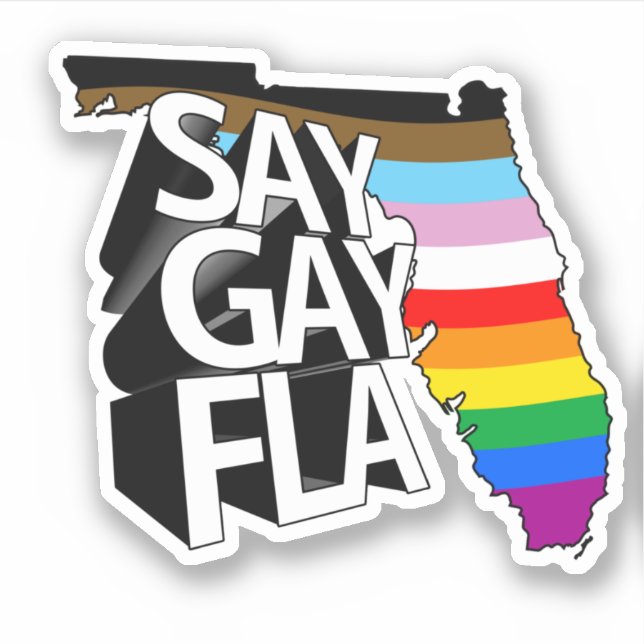 ADESIVO DIGA GAY FLA (Frente)