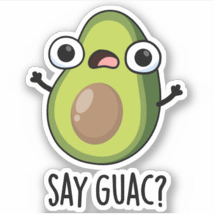 Adesivo Diga Guac Funny Avocado Pun