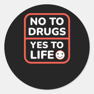 Adesivo Diga Não A Drogas Sim À Vida