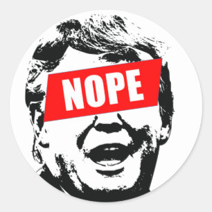 Adesivo Diga "Não" ao Trump Sticker
