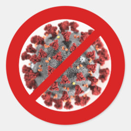 ADESIVO DIGA PARA PARAR O CORONAVÍRUS