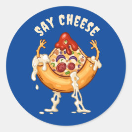 Adesivo Digam Que Fatia De Pizza De Queijo
