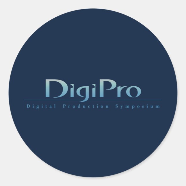 Adesivo DigiPro Round Sticker (Frente)