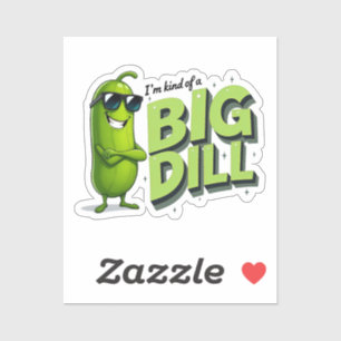 Adesivo Dill Pickles Lovers Gift - Designs Engraçados de C
