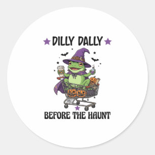 Adesivo Dilly Dally Antes do Susto Sapo Carrinho de Compra
