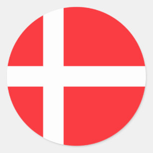 Adesivo Dinamarca, bandeira