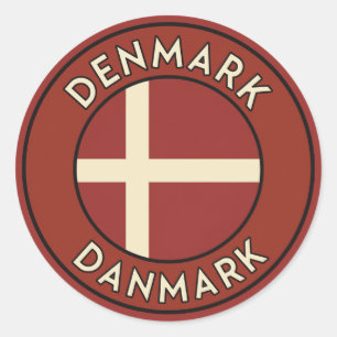 Adesivo Dinamarca Danmark 