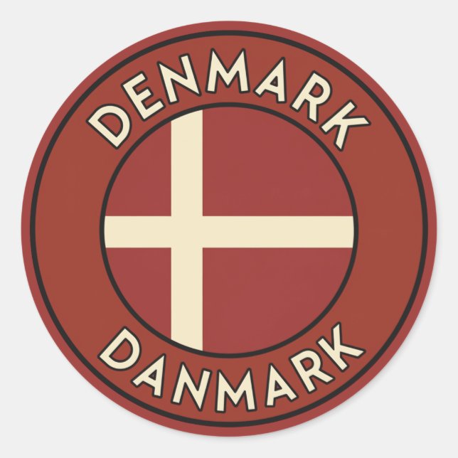Adesivo Dinamarca Danmark  (Frente)